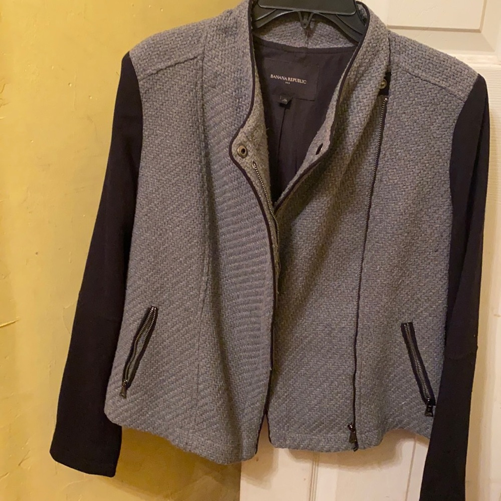 Banana republic wool blend cute short jacket